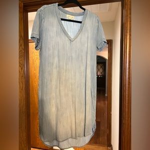 Anthropologie Chambray Dress